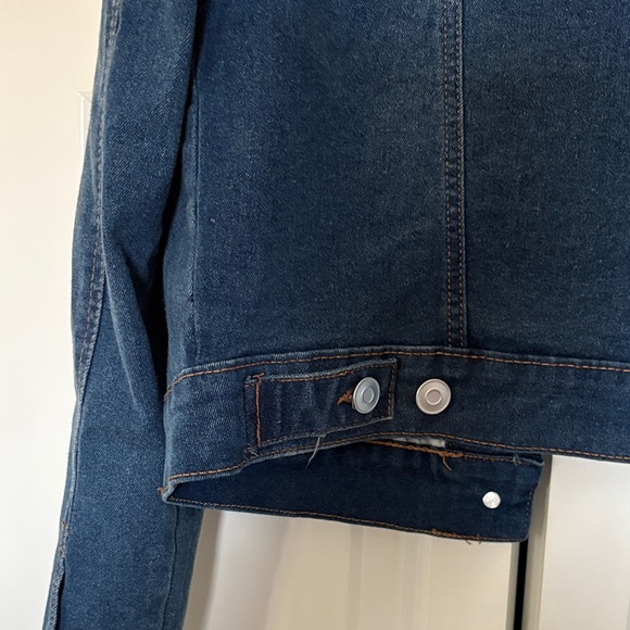 Baccini Dark Blue Jean Jacket - Picture 13 of 13